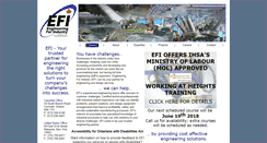 Desktop Screenshot of engineeringforindustry.com